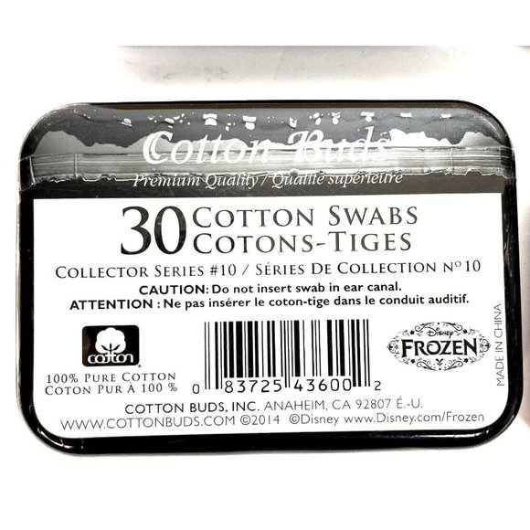 Disney Minnie Mouse Olaf Elsa & Ana Cotton Swabs Travel Tin Lot of 12 new - Picture 14 of 14